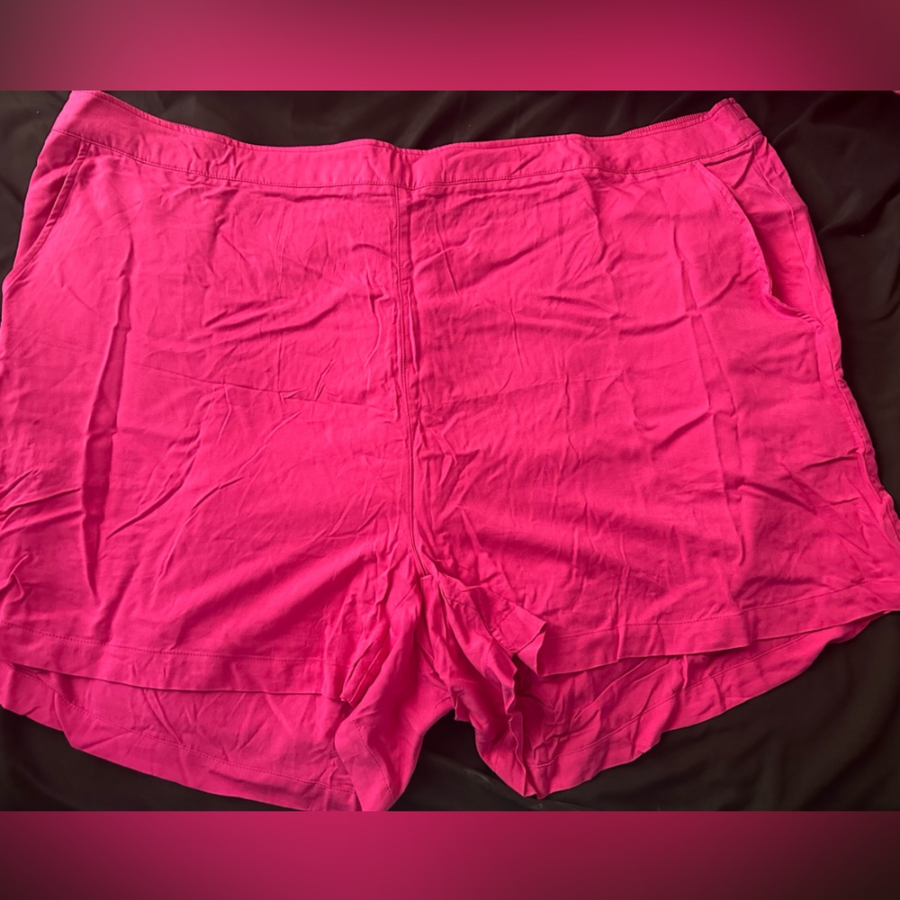 Old Navy Fuchsia Elastic Waist Shorts